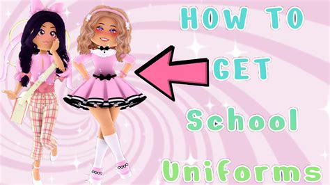 HOW TO Get School Uniforms In Royale High Roblox Outfit Ideas - YouTube