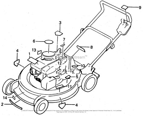 Honda HR21K2 SXA LAWN MOWER, JPN, VIN# HR21K2-1200141 Parts Diagram for ...