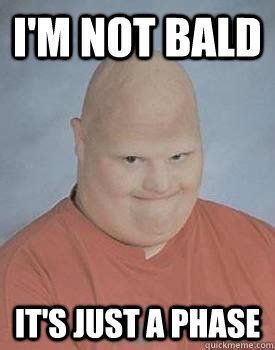 Naïve Bald Guy | Head memes, Funny memes, Bald men