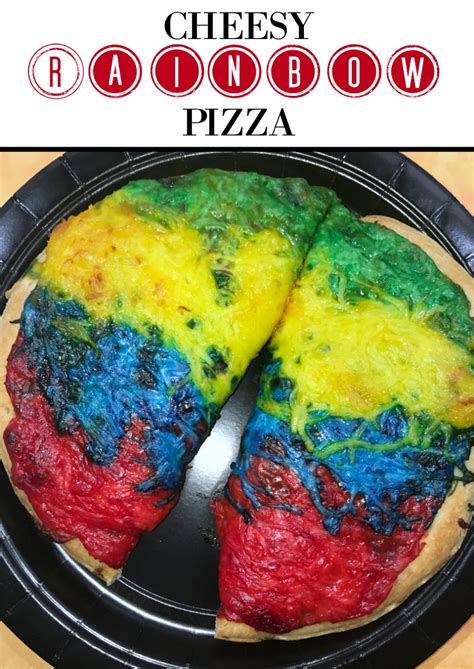 Easy Cheesy Rainbow Pizza Recipe- Real And Quirky