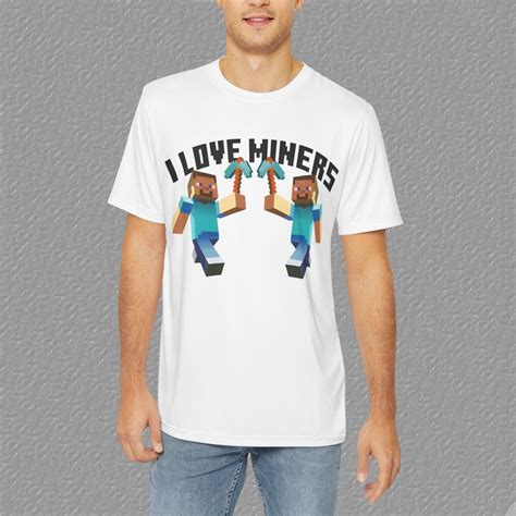 I Love Miners Shirt Minecraft Shirt Meme Graphic Shirt - Etsy