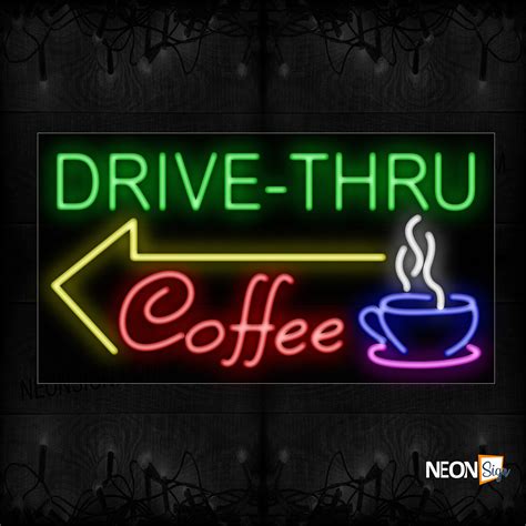 Drive-Thru Neon Signs | NeonSign.com