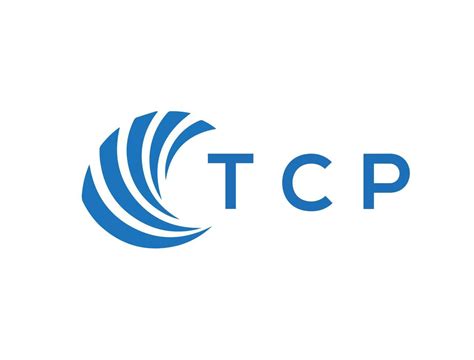 TCP letter logo design on white background. TCP creative circle letter logo concept. TCP letter ...