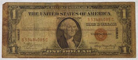 Series 1935-A Hawaii $1 Dollar Silver Certificate | Property Room