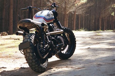 Gasoline Motor Co x Sailor Jerry Custom Triumph Scrambler