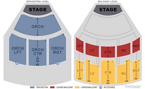 Dow Event Center Heritage Theater Seating Chart | Elcho Table