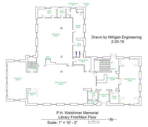 Engineering students create Library floor plans for real-world experience and application ...