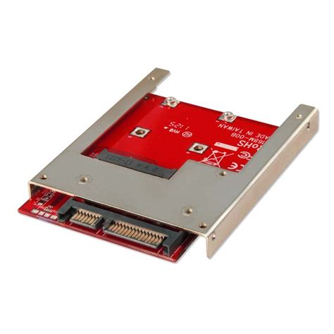 2.5" SATA adapter for mSATA SSD - from LINDY UK