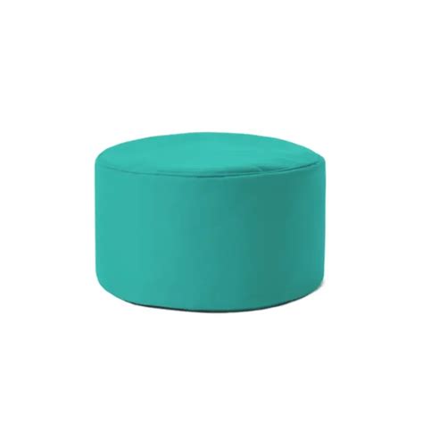 LES Outdoor Beanbag Pouf - Turquoise | Rent Furniture in Qatar - LES - The Rental Company