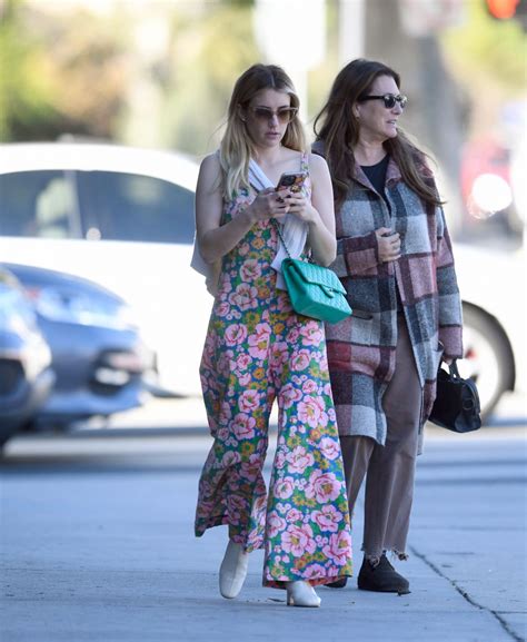 EMMA ROBERTS Out Shopping with Her Mother in Los Angeles 11/15/2022 ...