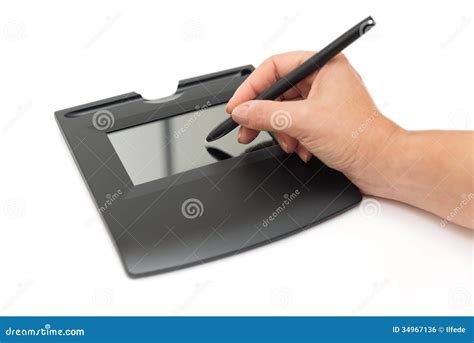 Electronic Digital Signature On Pad Royalty Free Stock Image - Image ...