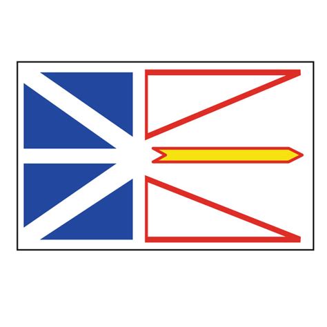 Newfoundland flag Royalty Free Stock SVG Vector