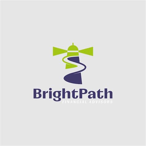 Premium Vector | Bright Path Logo Design Template