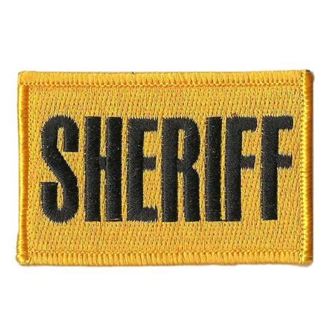 SHERIFF County PD Cop Patches 3x2 Morale Hook Backing - Etsy