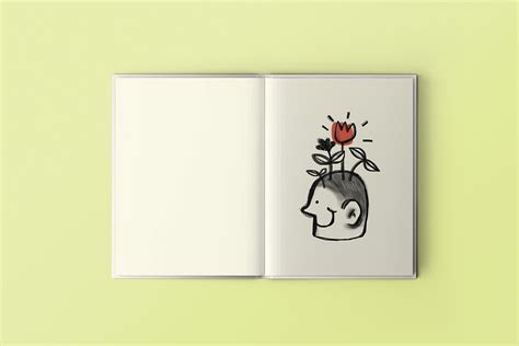 Flower doodle on sketchbook | Photo - rawpixel