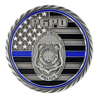 Police Challenge Coins - Police Departments - FREE Shipping