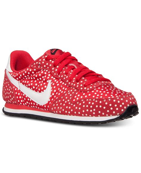 Lyst - Nike Women'S Genicco Print Casual Sneakers From Finish Line in Red