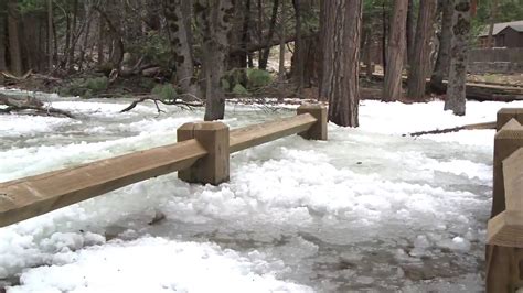 Yosemite's lesser-known winter attraction: frazil ice