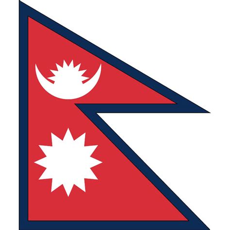 Nepal flag.eps Royalty Free Stock SVG Vector