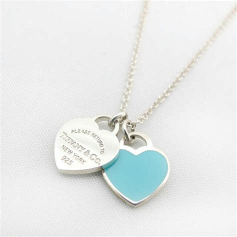 Brand NEW - Tiffany & Co. Necklace (Blue Heart), Luxury on Carousell