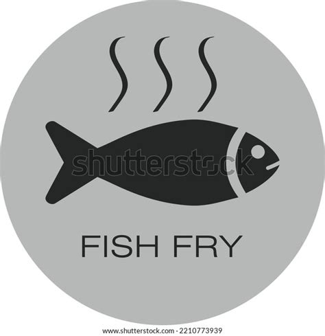 Fish Fry Vector Icon Logo Design Stock Vector (Royalty Free) 2210773939 | Shutterstock