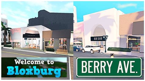 BERRY AVENUE TOWN MAP on BLOXBURG! 😱 | Roblox - YouTube