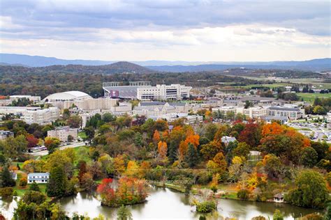 2013.10.22 | Aerial View of Virginia Tech Main Campus. | Aerial view, Virginia tech, Aerial