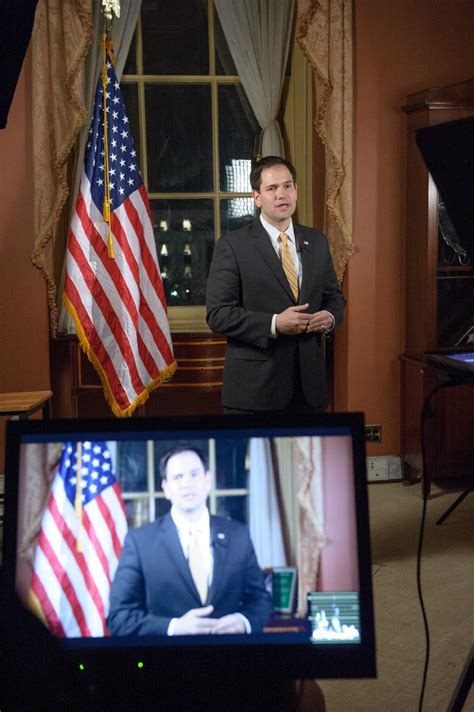 Senator Rubio Press on Twitter: "SNEAK PEEK: @MarcoRubio practicing for the #GOPResponse last ...