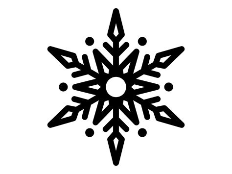 Snowflake SVG Snowflake Silhouette Winter Clip Art Christmas - Etsy