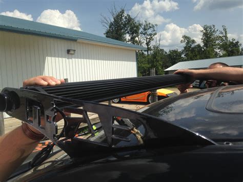 How to install an LED light bar on the roof of my truck?