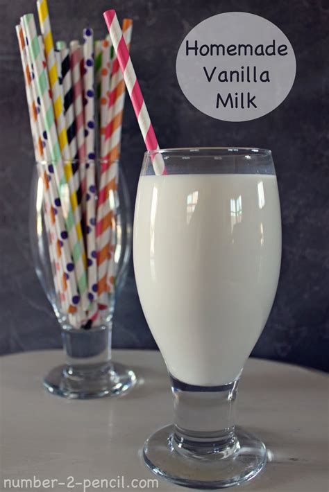 Homemade Vanilla Milk - No. 2 Pencil