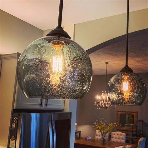 Blown Glass Pendant Lighting For Kitchen Island ~ Bathroom Chandeliers ...