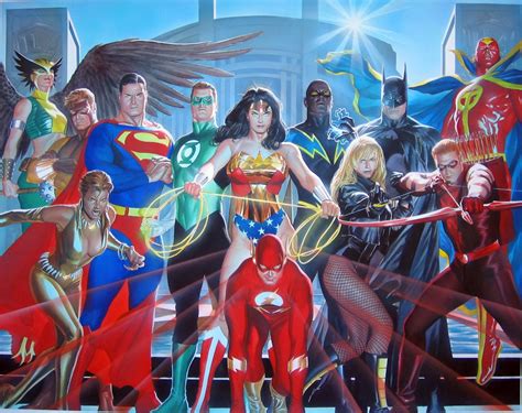 [Artwork] JLA by Alex Ross : r/DCcomics