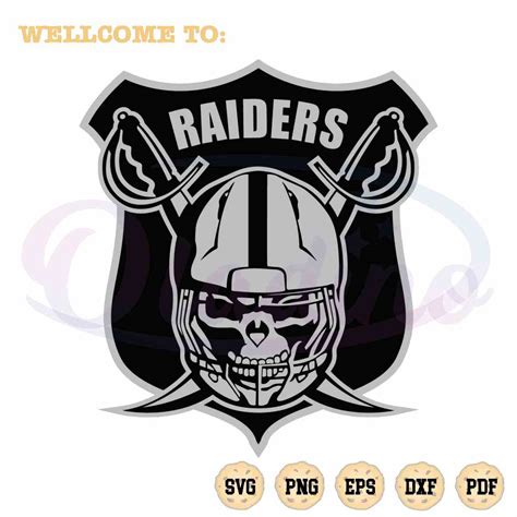 NFL Las Vegas Raiders Logo SVG Football Team File For Cricut