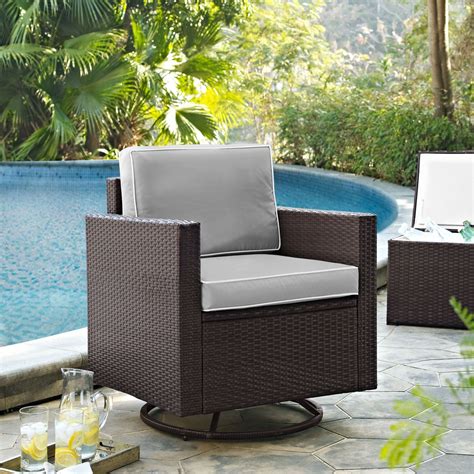 PALM HARBOR OUTDOOR WICKER SWIVEL ROCKER CHAIR | AFW.com