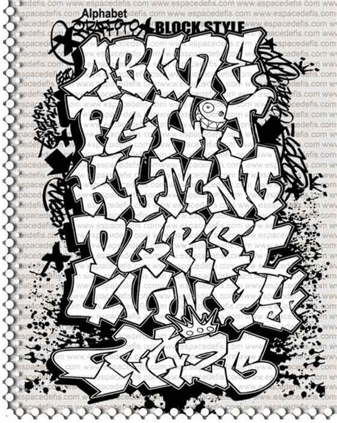 Graffiti Tipos De Letras Moldes - Tipos de letras de graffiti (xiii ...