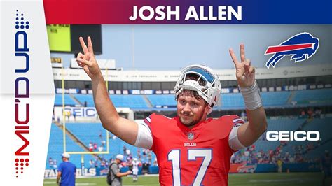 Josh Allen Mic'd Up for Training Camp! | Buffalo Bills - YouTube