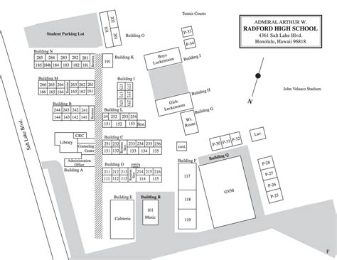 Radford High School Campus Map | Time Zones Map