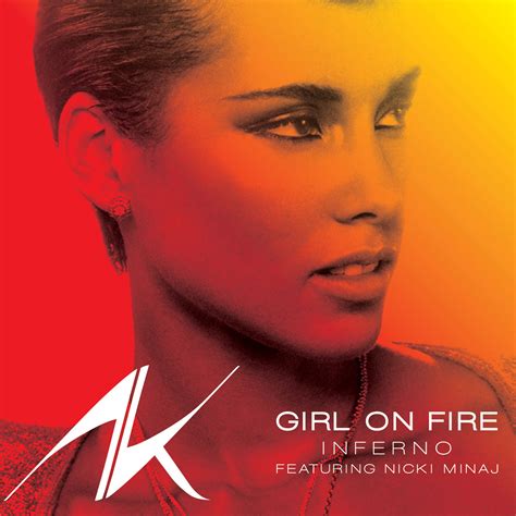 ALICIA KEYS – Girl on Fire Promo Shoot and CD Cover – HawtCelebs