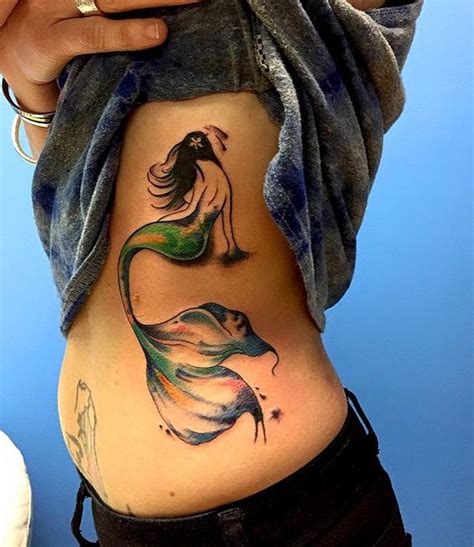 50 Beautiful and Cute Mermaid Tattoos Designs and Ideas