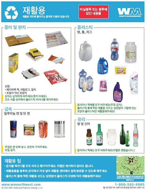 Guidelines - Korean - Waste Management Northwest