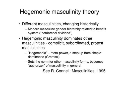 Hegemonic Masculinity And Media Analysis