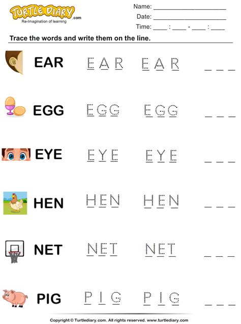 Download And Print Turtle Diarys Sight Word See Tracing Sheet | Porn ...