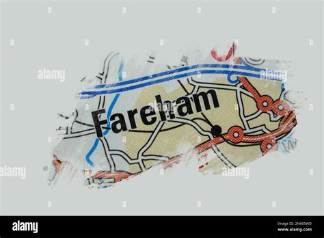 Fareham hampshire map hi-res stock photography and images - Alamy