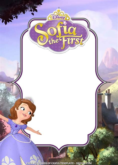 Free Sofia the First Birthday Invitations | Download Hundreds FREE PRINTABLE Birthday Invitation ...