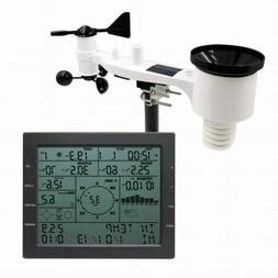 Wireless Weather Station Solar Powered Indoor Outdoor Accurate