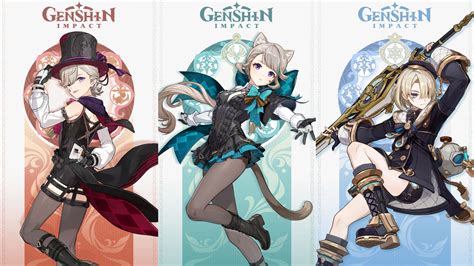 Genshin Impact Reveals Three New Characters From New Region Fontaine | TechRaptor