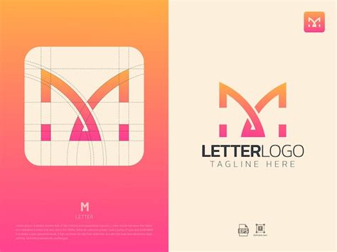 Premium Vector | Letter m monogram initial logo geometric modern ...