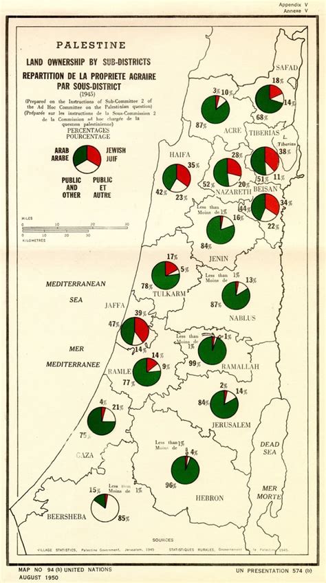 Map of Palestine pre-1948, including all the historical districts and ...