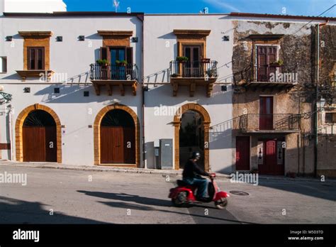 A view of the village of Sambuca di Sicilia, Italy. Sambuca di Sicilia ...